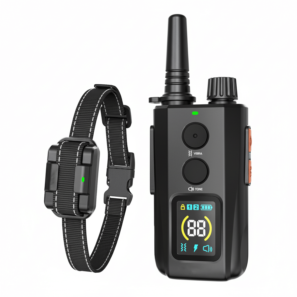 SOONCEJA Black Dog Training Collar with Remote (US/Canada) - Multi-Mode Control & Digital Display for Pet Training