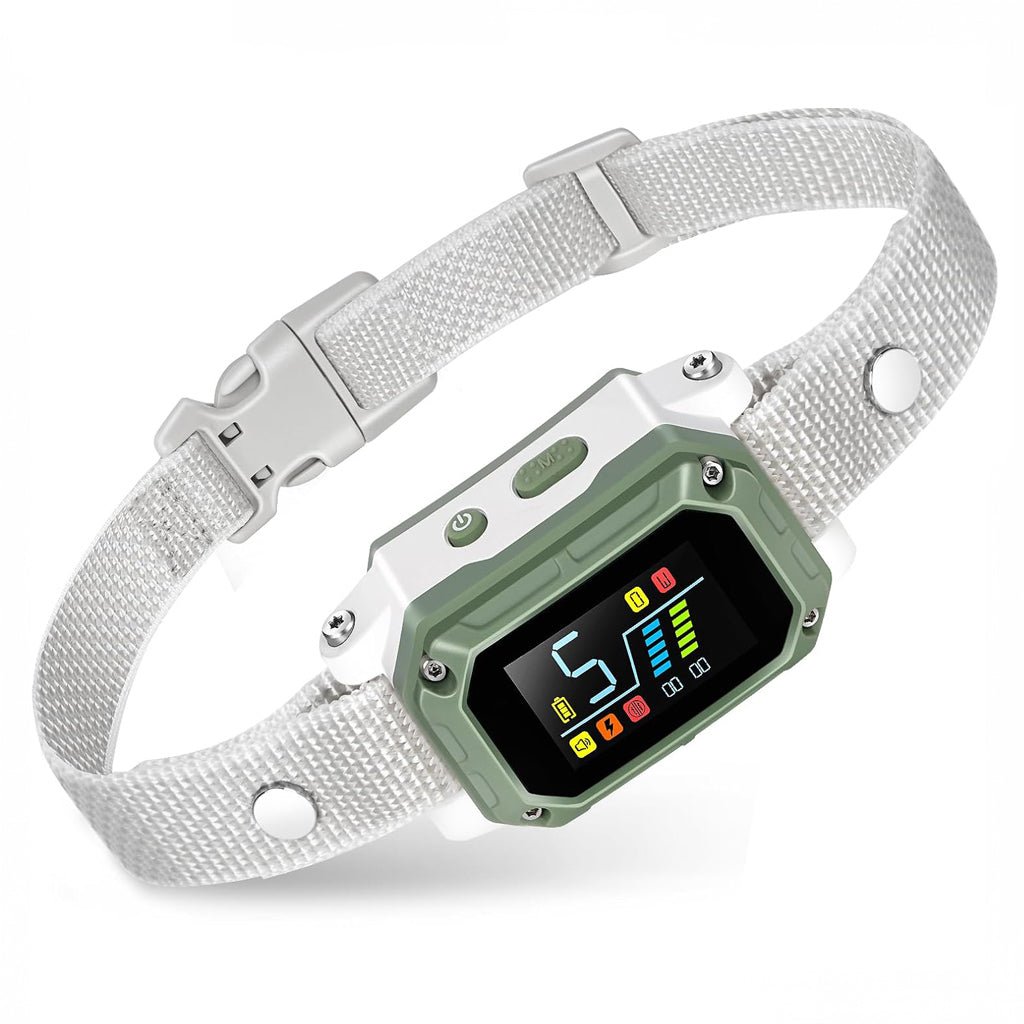 SOONCEJA Smart Anti - Bark Collar with Screen No Shock IPX7 Waterproof - SOONCEJA