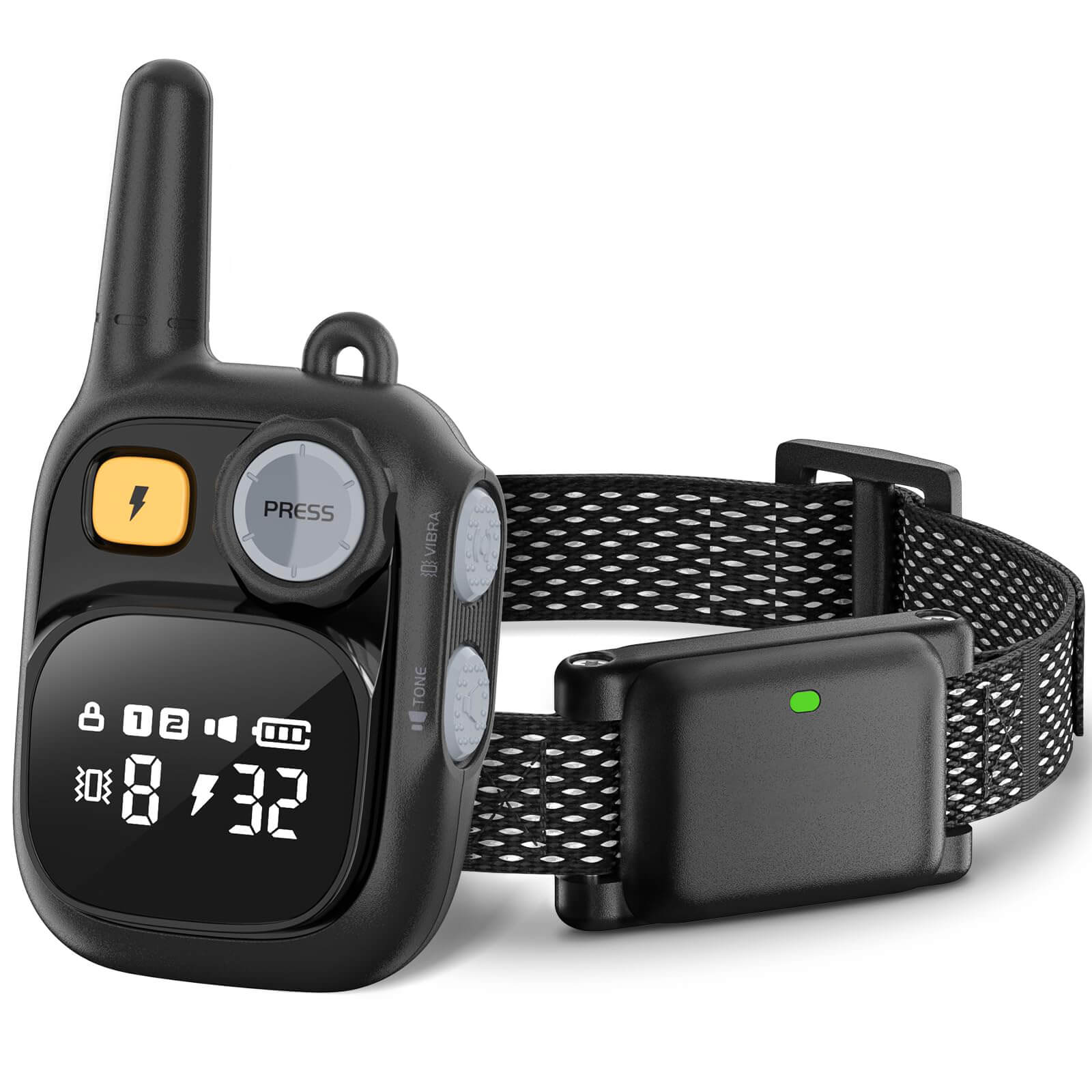 SOONCEJA Black Dog Training Collar with Remote (US/Canada) - Durable Design for Outdoor Use